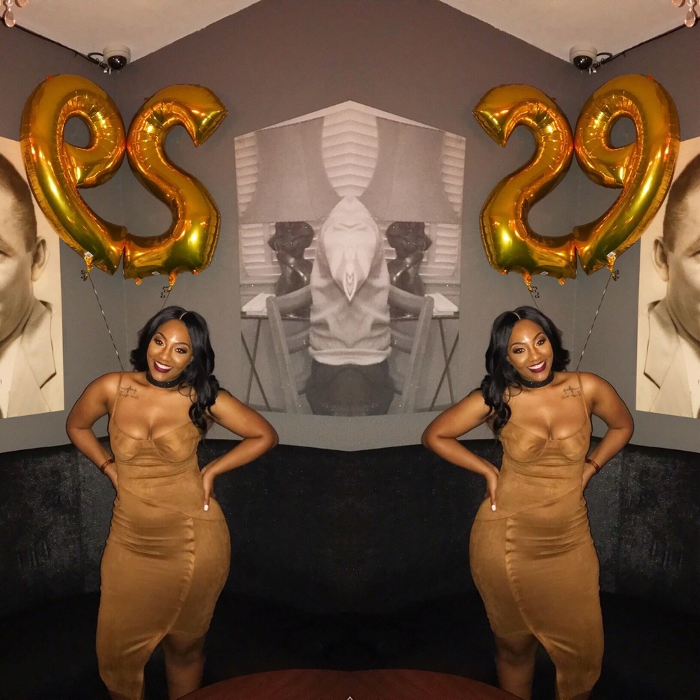 Chocolate suede dress. Worn once.